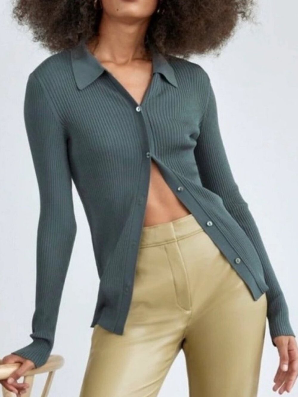 ARITZIA BABATON women's medium camel knit sweater